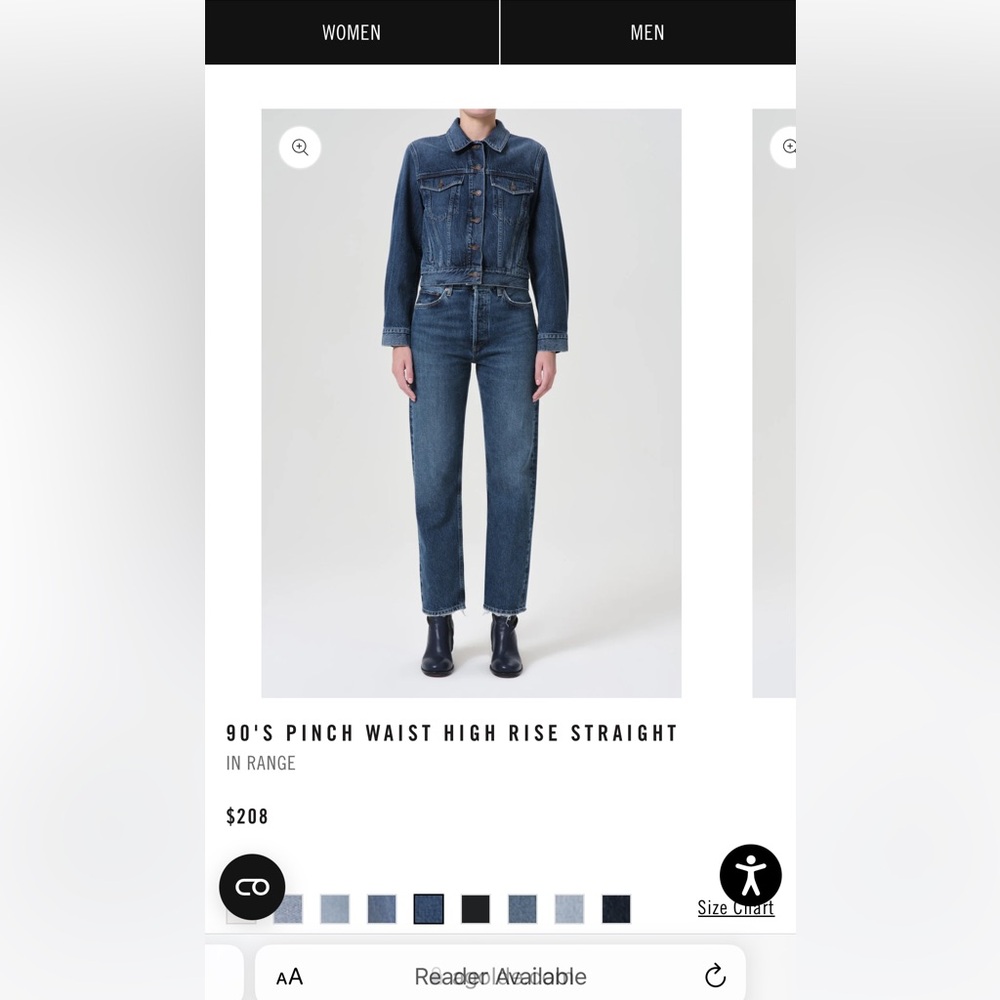 Agolde 90s Pinch Waist in Range